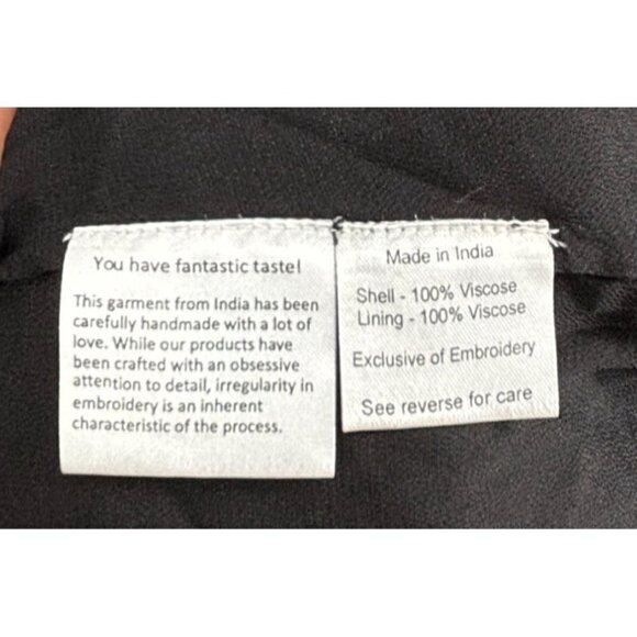 NWOT Rococo Sand Mystic Leopard Sequin Maxi Dress Black Gold XS - Picture 8 of 8